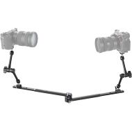 SmallRig x Mikevisuals Tracking POV Kit, Camera Shooting Bracket NATO Extendable Arm by 360° Extension Range 27.6-19.5in, for Couples' Photography/Tripod Mode, Max.Lord 3kg (one end) - MD4362