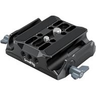 SmallRig Universal LWS Baseplate Compatible with DSLR and Mirrorless Camera Cages, Comes with Dual 15mm Rod Clamp - 3357