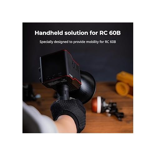  SmallRig Grip Handle for RC 60B, Enables Mobile Lighting, with a 1/4