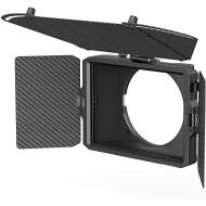 SMALLRIG Mini Matte Box Pro for Mirrorless DSLR Cameras, Come with 4 x 5.65 Filter Trays and 67mm/72mm/77mm/82mm-95mm Adapter Ring - 3680