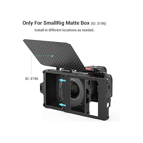  SmallRig Filter Tray (4 x 4) for SmallRig Mini Matte Box, Compatible with 4 x 4 Plug-in Filters - 3320
