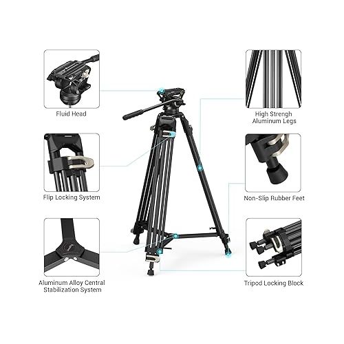  SmallRig AD-01 Video Tripod, 73