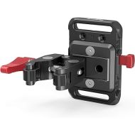 SmallRig Mini V Mount Battery Plate, V-Lock Mount Battery Plate with Crab-Shaped Clamp for Camera Power Supply - 2989