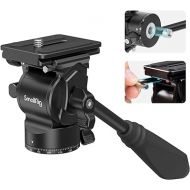 SmallRig Tripod Fluid Head Pan Tilt Head with Quick Release Plate for Arca Swiss for Compact Video Cameras and DSLR Cameras -3259B