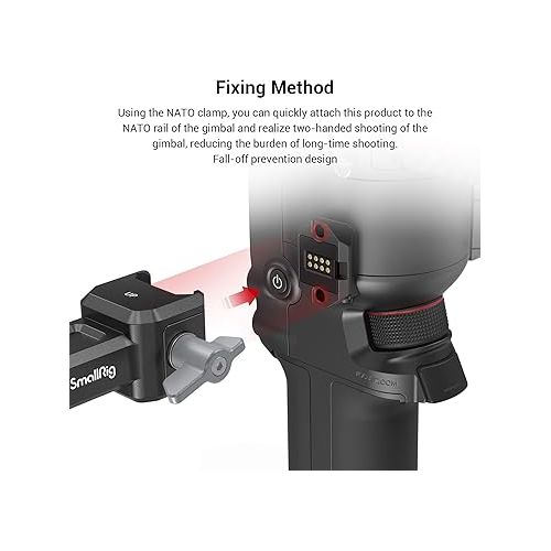  SMALLRIG Dual Handle Handgrip for DJI RS 4 /RS 4 Pro/RS 3 / RS 3 Pro/RS 2 / RSC 2 Gimbal - 3027