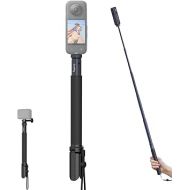 SMALLRIG Invisible Selfie Stick for Insta360, Handheld Extended Pole, Accessories with Mini Tripod, for Insta360 X2/X3/X4, for GoPro Hero 12 10 9 8, for DJI Action3/4, for AKASO - 4758