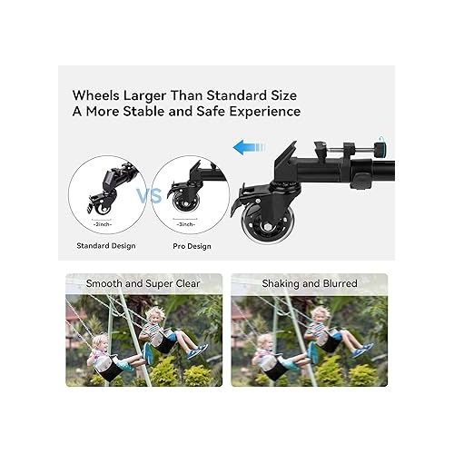  SmallRig Universal Photography Tripod Dolly, Heavy Duty with 3