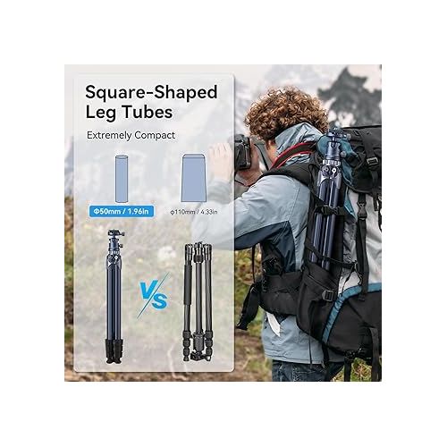  SmallRig AP-02 Lightweight Travel Tripod, 63