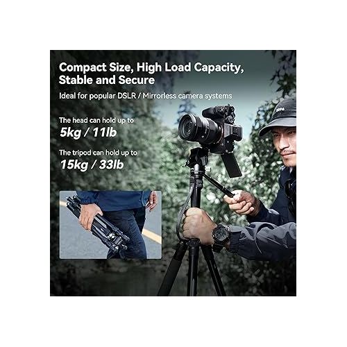  SmallRig CT195 Video Tripod Kit, 73