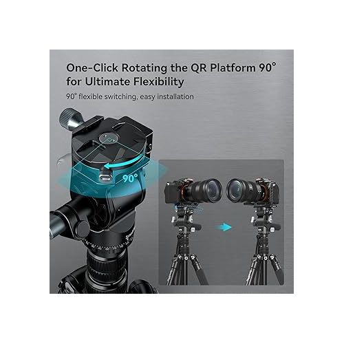  SmallRig CT195 Video Tripod Kit, 73