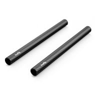 SmallRig 15mm Carbon Fiber Rod for 15mm Rod Support System (Non-Thread), 8 inches Long, Pack of 2-870