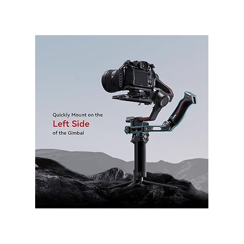  SmallRig Adjustable Sling Handgrip Gimbal Sling Handle for DJI RS 4, RS 4 Pro, RS 3 Mini, RS 3, RS 3 Pro, RS 2, RSC 2 Stabilizer, 13.2lb Load, Ergonomic Grip for Low Angle Shots - 3028C