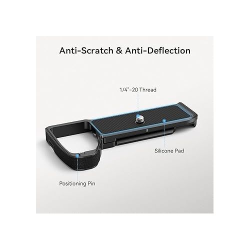  SmallRig Baseplate for Sony A7R V/A7 IV, Bottom Mount Plate with Quick Release Plate for Arca, QD Interface, 1/4