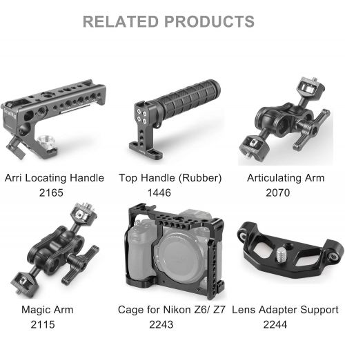  SMALLRIG Quick Release Half Cage for Nikon Z6 and Z7 2262