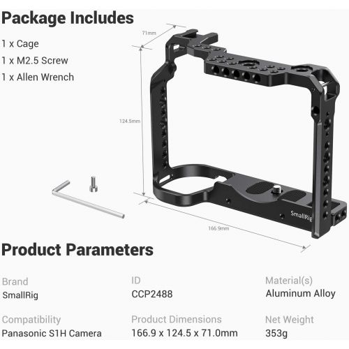  SmallRig Cage for Panasonic S1H Camera CCP2488