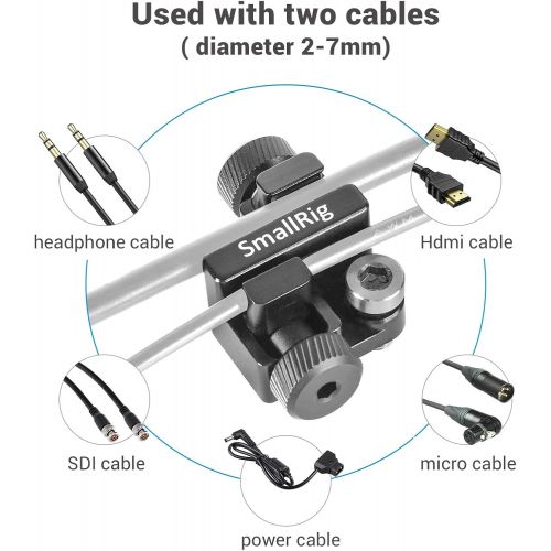  SMALLRIG Cable Clamp Lock for HDMI Cable Microphone Cable Power Cable SDI Cable - BSC2333