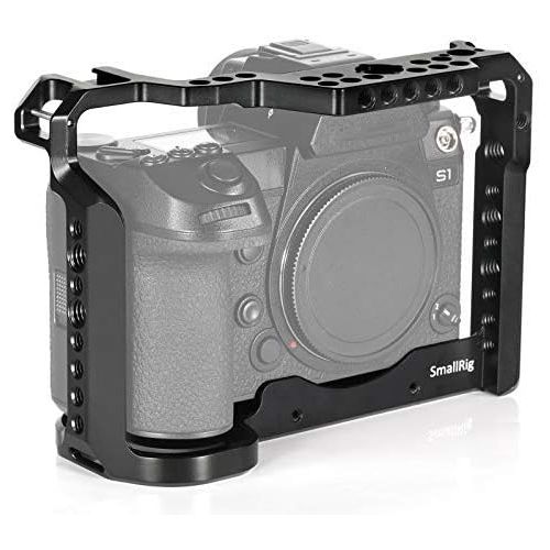  SmallRig Camera Cage for Panasonic Lumix DC-S1 and S1R with Cold Shoe and NATO Rail CCP2345