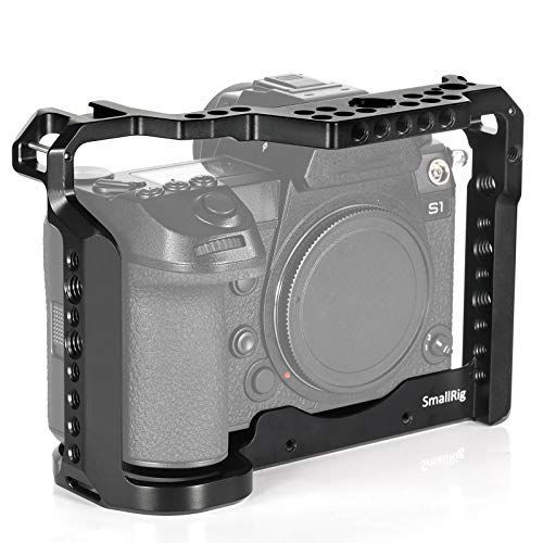  SmallRig Camera Cage for Panasonic Lumix DC-S1 and S1R with Cold Shoe and NATO Rail CCP2345