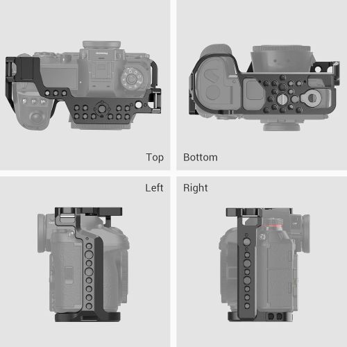  SmallRig Camera Cage for Panasonic Lumix DC-S1 and S1R with Cold Shoe and NATO Rail CCP2345