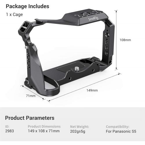  SmallRig Cage for Panasonic S5 Camera 2983