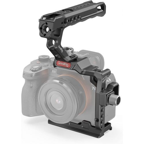  SmallRig Camera Half Cage with Top Handle and HDMI Cable Clamp Kit for Sony a7S III - 3237