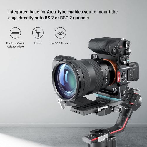  SmallRig Camera Half Cage with Top Handle and HDMI Cable Clamp Kit for Sony a7S III - 3237