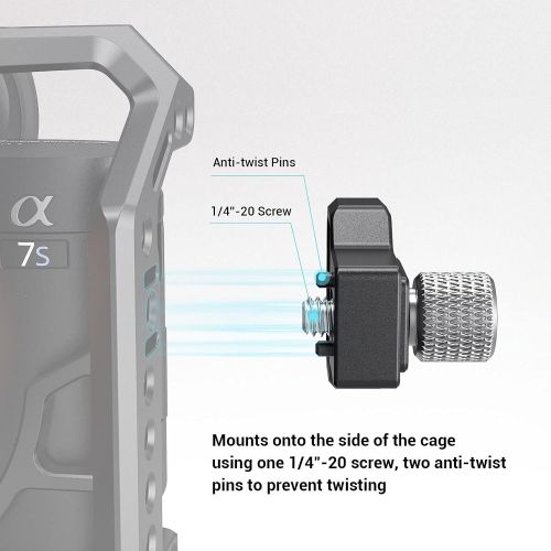  SmallRig Camera Half Cage with Top Handle and HDMI Cable Clamp Kit for Sony a7S III - 3237