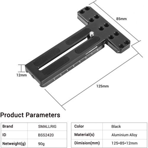  SMALLRIG Counterweight Mounting Plate for DJI Ronin SC Gimbal - BSS2420