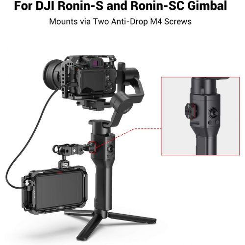  SmallRig Monitor Mount Holder for DJI Ronin S and Ronin SC Gimbal Accessories Mounting Plate with 1/4” Thread Hole - BSS2710