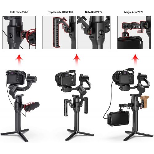  SmallRig Monitor Mount Holder for DJI Ronin S and Ronin SC Gimbal Accessories Mounting Plate with 1/4” Thread Hole - BSS2710