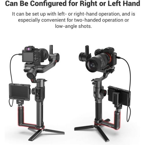  SMALLRIG Aluminum Side Handle Compatible with DJI Ronin-S/SC & ZHIYUN Crane 2S/2/V2 & MOZA Air 2/AirCorss 2 Gimbals - 2786