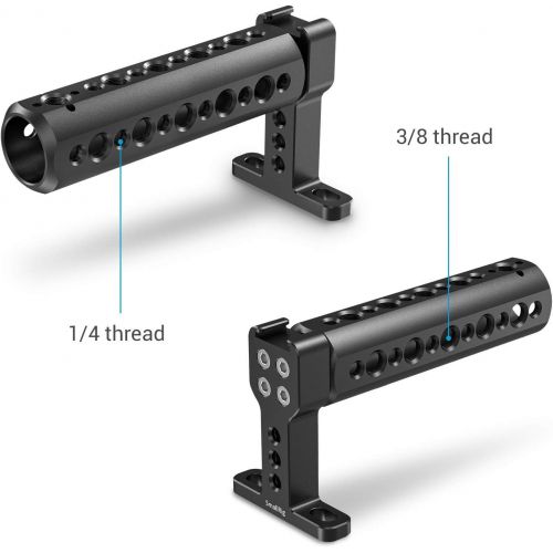  SMALLRIG BMPCC 4K & 6K Cage and Top Handle Grip Cheese Handle, for Blackmagic Design Pocket Cinema Camera 4K & 6K w/Cold Shoe, NATO Rail