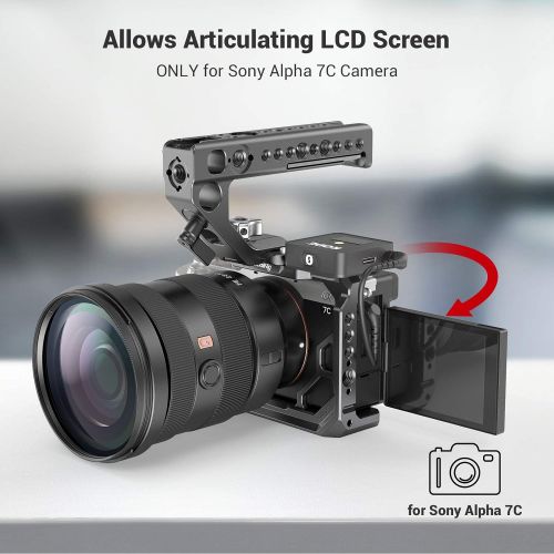  SMALLRIG Camera Cage for Sony Alpha 7C A7C (ILCE7C) Camera - 3081