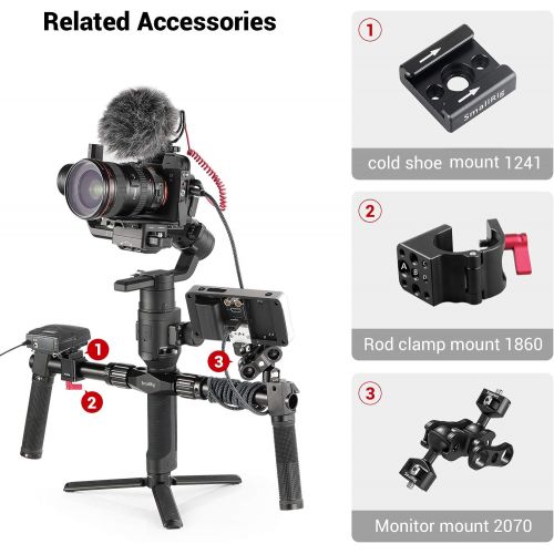  SMALLRIG Ronin S Dual Handle Handgrip for DJI Ronin S and Ronin SC Handheld Gimbal - BSS2250