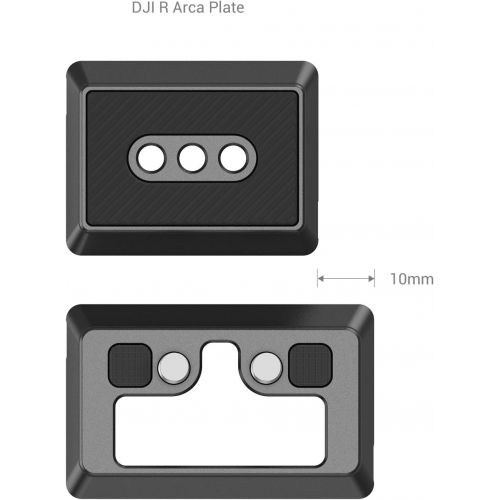  SMALLRIG Quick Release Plate for Arca-Type Standard Compatible with DJI RS 2 and RSC 2 (RS2 / RSC2) Gimbal - 3154