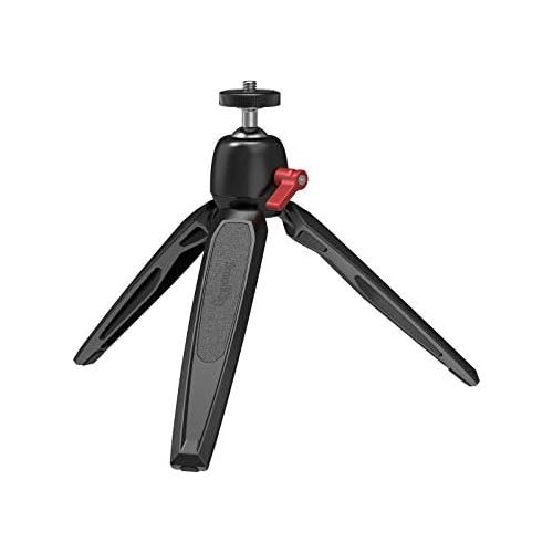  SmallRig Mini Tabletop Tripod Stabilizer, Lightweight Portable Aluminum Alloy Stand with Swivel Ball Head for DSLR Cameras, Smartphones, Video Camcorders up to 22 pounds/10 kilogra