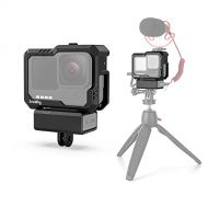SmallRig HERO10 Black Cage/HERO9 Cage for GoPro with 2 Cold Shoe Mounts for Mic and Led Video Light for GoPro HERO9 Black 3083