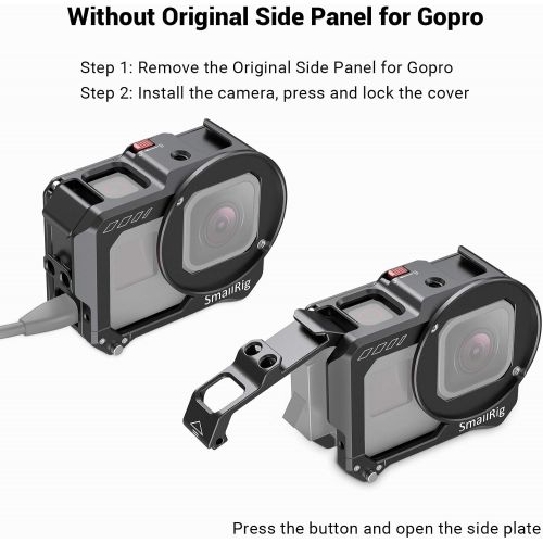  SmallRig Vlogging Cage and Mic Adapter Holder for GoPro HERO8 Black CVG2678