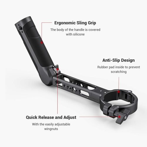  SMALLRIG Adjustable Handle Grip Hand Grip Compatible with ZHIYUN Crane 2S Handheld Stabilizer - 3005