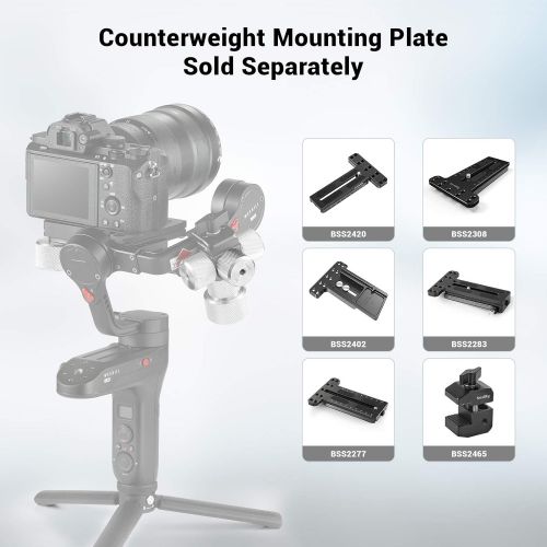  SMALLRIG Removable Counterweight 100g for DJI Ronin S / Ronin RS 2 / Ronin-SC / Ronin RSC 2 and Zhiyun Gimbal Stabilizers ? 2284