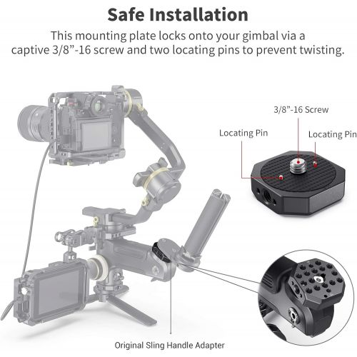  SmallRig Mounting Plate for ZHIYUN Crane 3S Handheld Stabilizer 2854