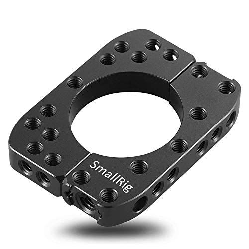  SMALLRIG Mounting Rod Clamp Ring for Zhiyun Crane2 Crane v2 Crane Plus Gimbal Stabilizer for DSLR Camera with 1/4 & 3/8 Thread Locating Points, 18 lb Payload- 2119