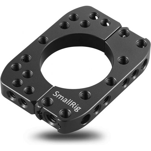  SMALLRIG Mounting Rod Clamp Ring for Zhiyun Crane2 Crane v2 Crane Plus Gimbal Stabilizer for DSLR Camera with 1/4 & 3/8 Thread Locating Points, 18 lb Payload- 2119