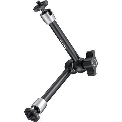  SMALLRIG 9.5 inch Adjustable Articulating Magic Arm with Both 1/4 Thread Screw for LCD Monitor/LED Lights - 2066