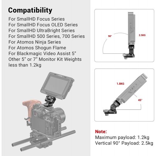  SmallRig Swivel and Tilt Monitor Mount with Locating Pins for ARRI - BSE2348