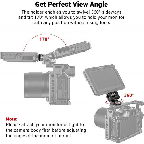  SmallRig Swivel and Tilt Monitor Mount with Locating Pins for ARRI - BSE2348