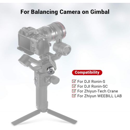  [아마존베스트]SMALLRIG Removable Counterweight 50g for DJI Ronin S/Ronin RS 2 / Ronin-SC/Ronin RSC 2 and Zhiyun Gimbal Stabilizers  AAW2459