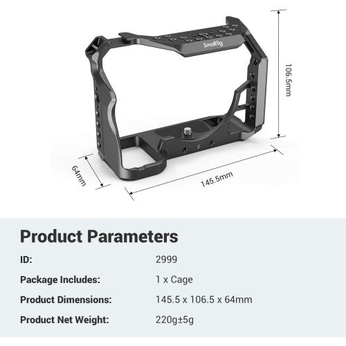  [아마존베스트]SMALLRIG Camera Cage Only for Sony Alpha 7S III / A7S III / A7SIII / A7S3 - 2999