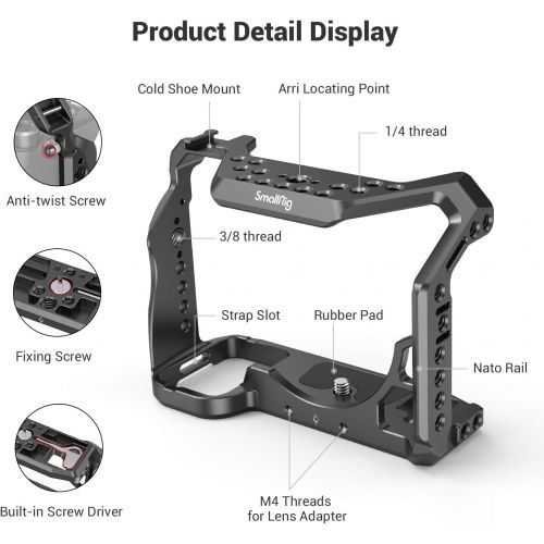  [아마존베스트]SMALLRIG Camera Cage Only for Sony Alpha 7S III / A7S III / A7SIII / A7S3 - 2999