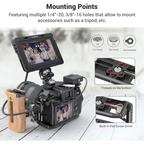  [아마존베스트]SMALLRIG Camera Cage Only for Sony Alpha 7S III / A7S III / A7SIII / A7S3 - 2999